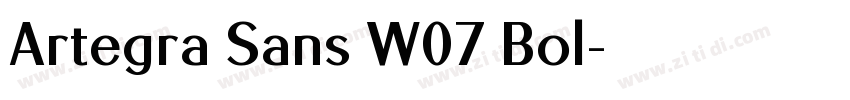 Artegra Sans W07 Bol字体转换